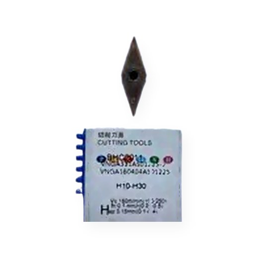 INSERTO CBN VNGA160404AS01225-2 BHC2011 ZCC-CT ( RADIO 0.4MM.) BORO CUBICO