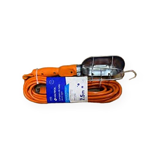 EXTENSION ELECTRICA 7.5MTS 110V. 75 WATT. LAT-8M 47259 VOLTECK
